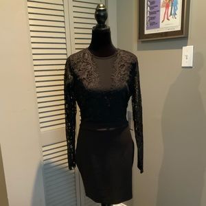 Blāshe, Lace Mini Dress, Medium